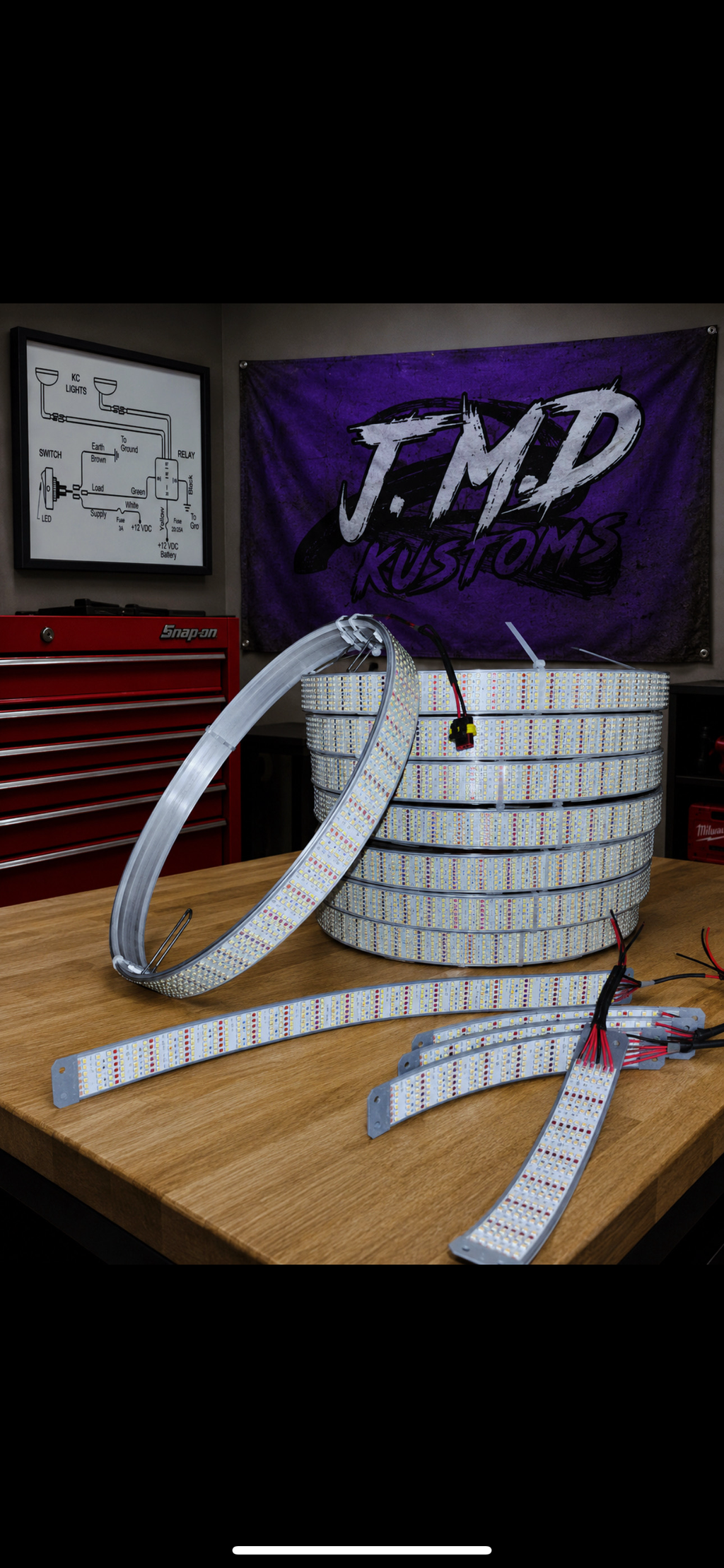 J.M.D Kustoms Lighting.